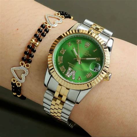 green dial rolex ladies|rolex green dial watch price.